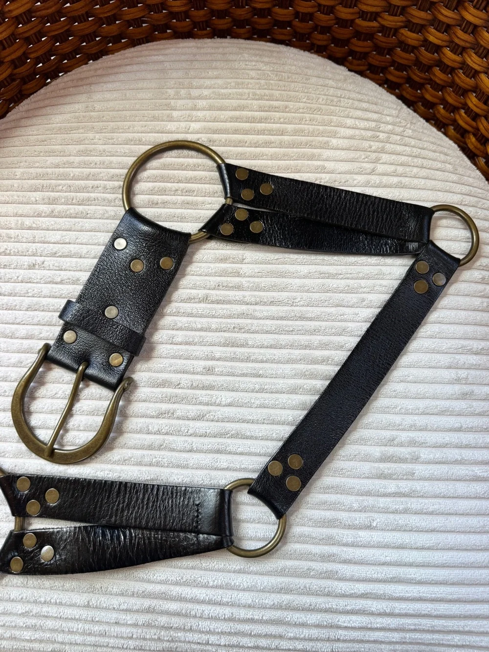 CAbi Leather Harness Belt - size L